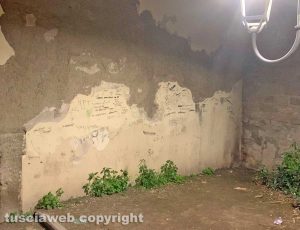 Viterbo - Il degrado ai giardinetti del comune
