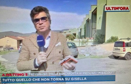 L'inviato di Mattino Cinque a Trevignano Romano