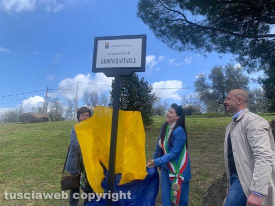 Viterbo - Intitolazione parco a Raffaele Giorni