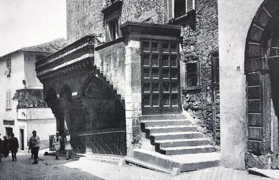 Viterbo - Palazzo Mazzatosta nel 1936
