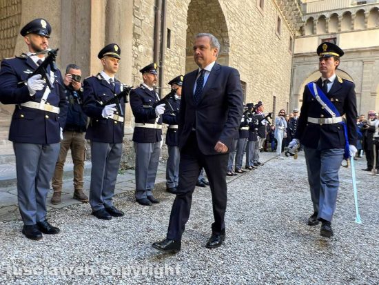Viterbo - 171esimo anniversario della fondazione della polizia di stato