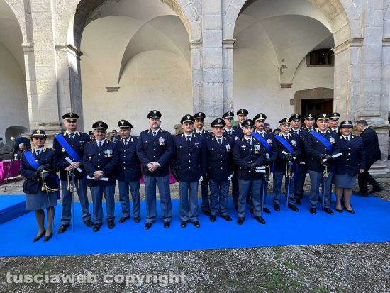 Viterbo - 171esimo anniversario della fondazione della polizia di stato