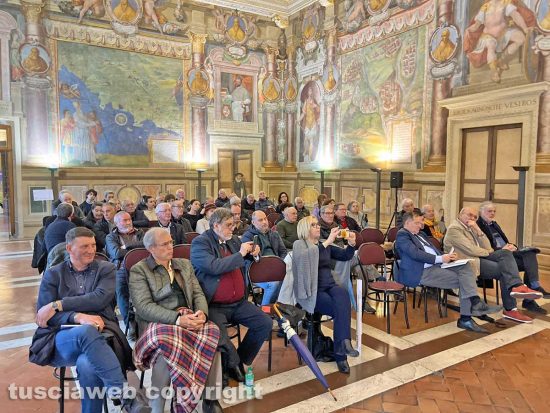Viterbo - L'incontro in sala regia con Giorgio Benvenuto