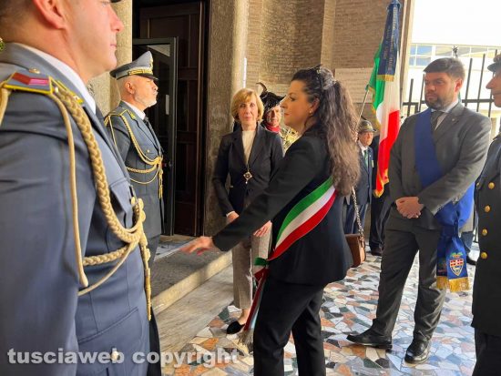 Viterbo - Corteo del 25 aprile - La sindaca Chiara Frontini