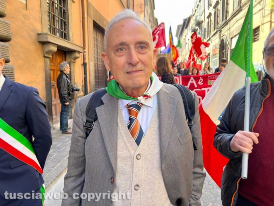Viterbo - Corteo del 25 aprile - Enrico Mezzetti (Anpi)