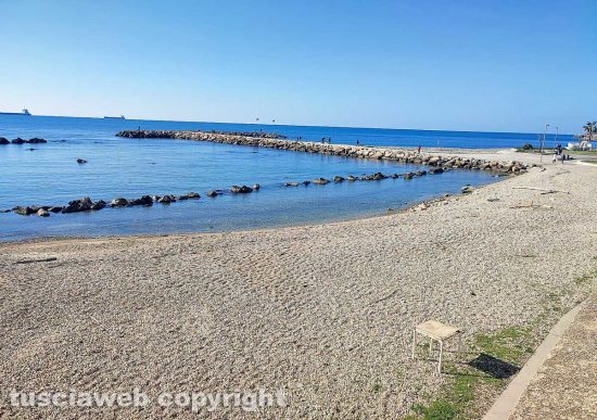 Civitavecchia - Una delle spiagge libere che andrà a bando
