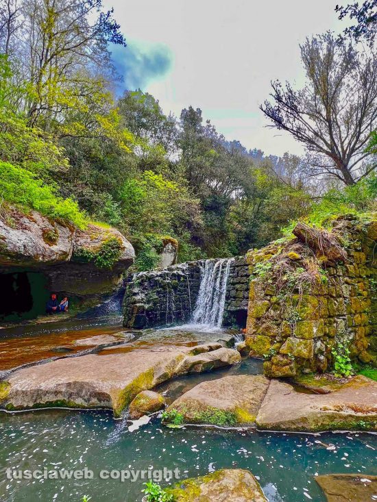 Il parco delle cascate di Chia