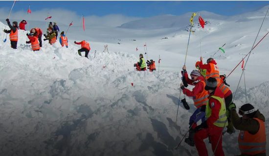 Gli alpinisti in Norvegia