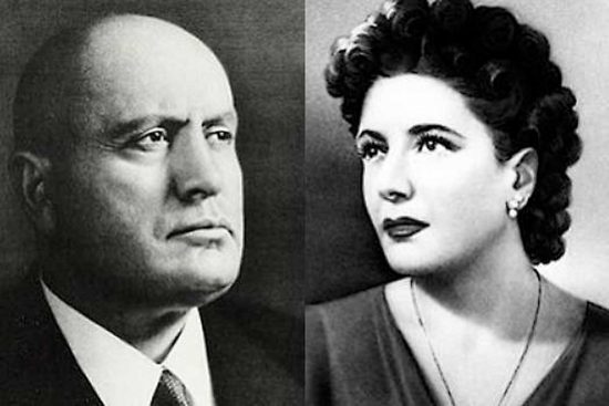 Benito Mussolini e Claretta Petacci
