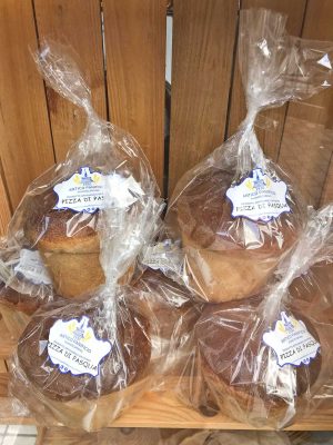 Le pizze di Pasqua pronte ad essere mangiate!