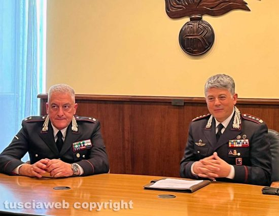 Viterbo - Il congedo del comandante Maurizio Iannaccone