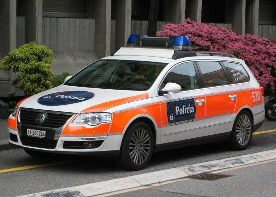La polizia svizzera