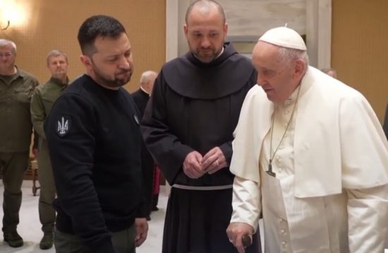 Papa Francesco incontra Zelensky