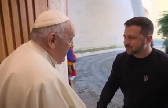 Papa Francesco incontra Zelensky