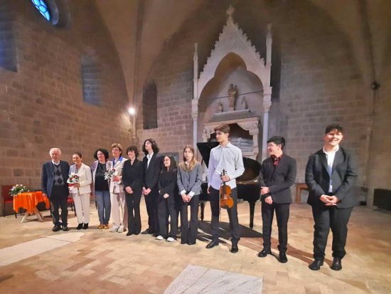 Capranica - Il  concerto a San Francesco 