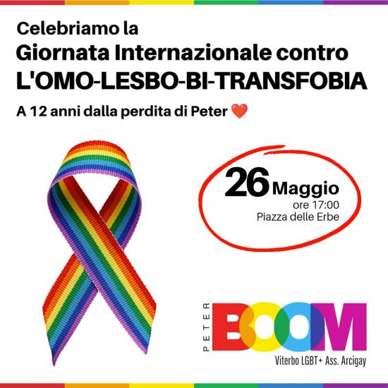 Arcigay - Giornata contro l'omo-bi-lesbo-transfobia