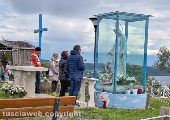 Madonna di Trevignano - La sedicente veggente Gisella Cardia