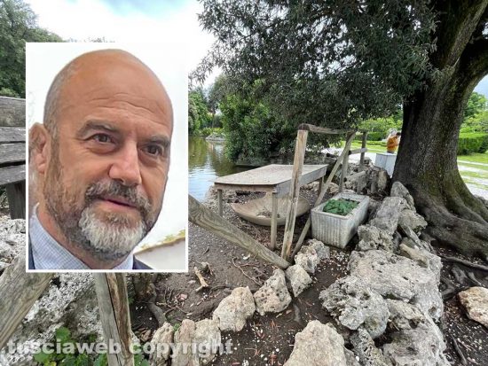 Pratogiardino Lucio Battisti - La "porcilaia" dei cigni - Nel riquadro l'assessore Stefano Floris