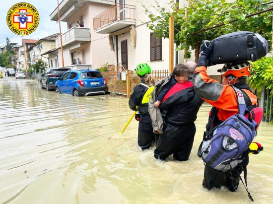 Alluvione in Emilia Romagna - Cnsas Lazio in azione
