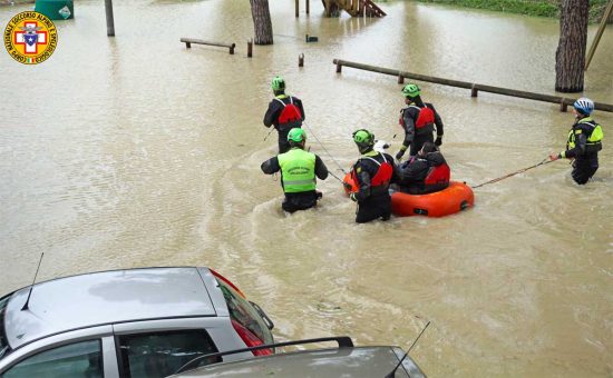 Alluvione in Emilia Romagna - Cnsas Lazio in azione