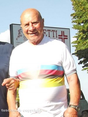 Sante Ranucci nel 2015 con la maglia iridata 