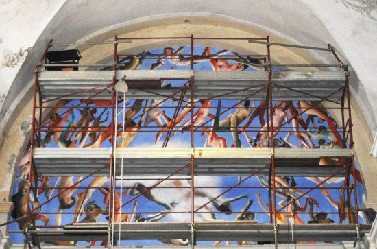 Viterbo - "Giudizio finale" nell'ex chiesa dei SS. Giuseppe e Teresa 