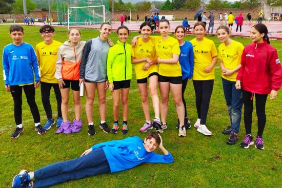 Sport - Atletica leggera - Finass Viterbo - La squadra Ragazzi a Orvieto