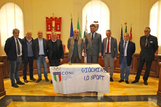 Viterbo - Firma del protocollo con il Coni