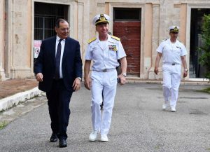 Civitavecchia - Il prefetto Antonio Cananà in visita alla direzione marittima