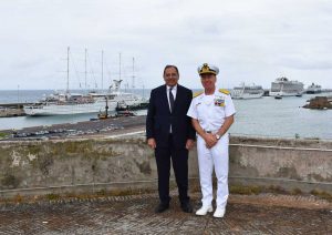 Civitavecchia - Il prefetto Antonio Cananà in visita alla direzione marittima