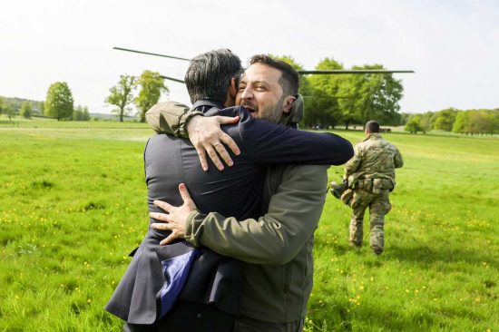 Londra - L'incontro tra Zelensky e Sunak