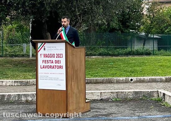 Civita Castellana - L'intervento del sindaco Luca Giampieri in occasione della festa del primo maggio