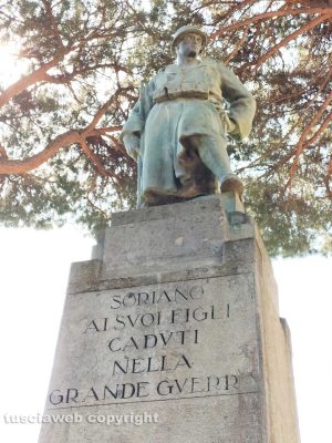 Soriano nel Cimino - Monumento ai caduti della prima guerra mondiale