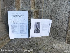Soriano nel Cimino - Monumento ai caduti della prima guerra mondiale
