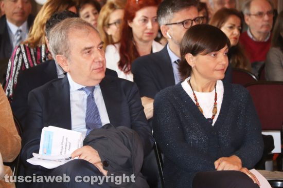 Viterbo - Il presidente dell’Anm Giuseppe Santalucia e la deputata Debora Serracchiani all'incontro conclusivo della tre giorni del XXIV