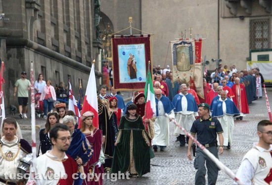 Viterbo - La processione di santa Maria Liberatrice