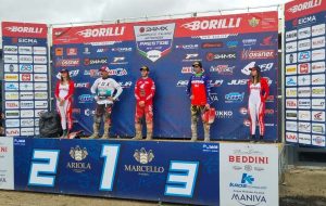 Sport - Motocross - Alessandro Brugnoni sul podio a Fermo