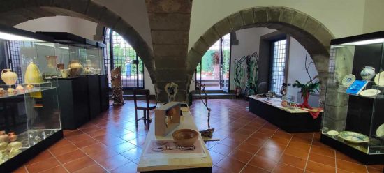 Sala con le opere degli studenti