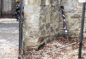 Viterbo - Pratogiardino Lucio Battisti - Lo stato di abbandono dell’ingresso ovest al parco