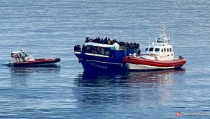 Guardia costiera in azione