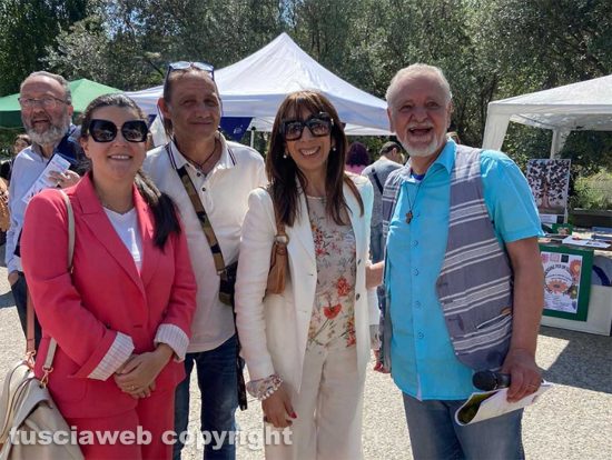 Festival del volontariato - Per il Gavac, a Valle Faul: Maria Teresa Muratore, Silvia Panetti, Luigi Errichelli e Goffredo Montanari