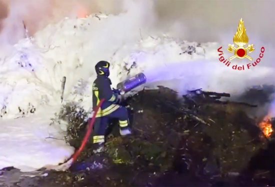 Narni - Rogo in un'azienda che smaltisce rifiuti organici 