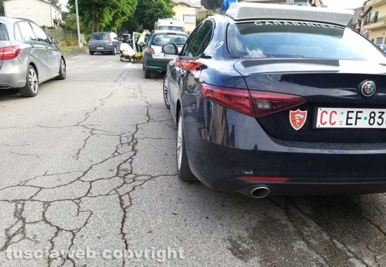 Montefiascone - L'incidente sulla Umbro-Casentinese