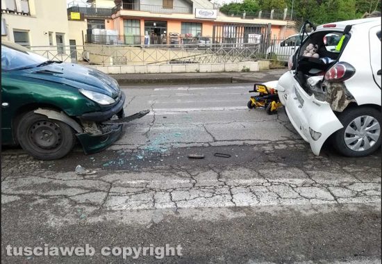 Montefiascone - L'incidente sulla Umbro-Casentinese