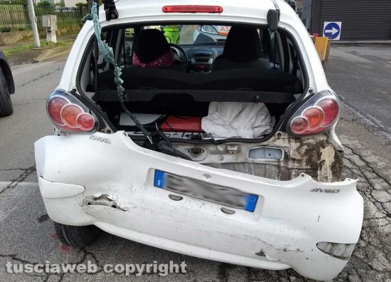 Montefiascone - L'incidente sulla Umbro-Casentinese