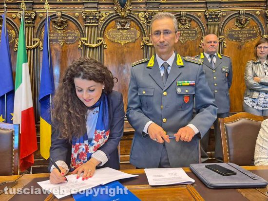 Firma protocollo fondi Pnrr tra comune e guardia di finanza