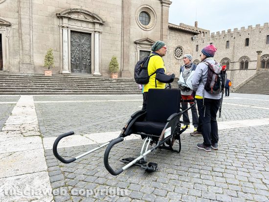 Viterbo - Passeggiata con i conduttori di joelette