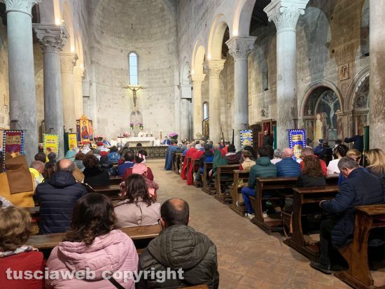 La celebrazione eucaristica in occasione della festività del Santissimo Salvatore