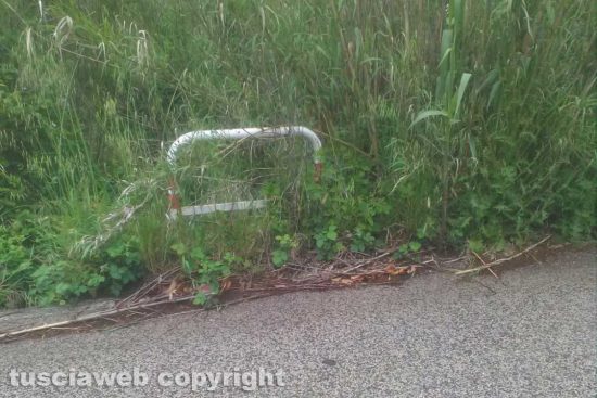 Vetralla - Le erbacce in strada Campo Giordano
