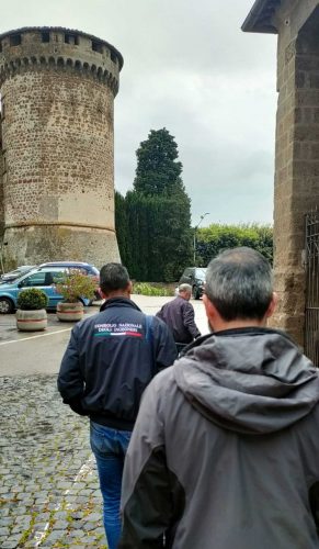 Vasanello - I sopralluoghi dopo la scossa di terremoto 